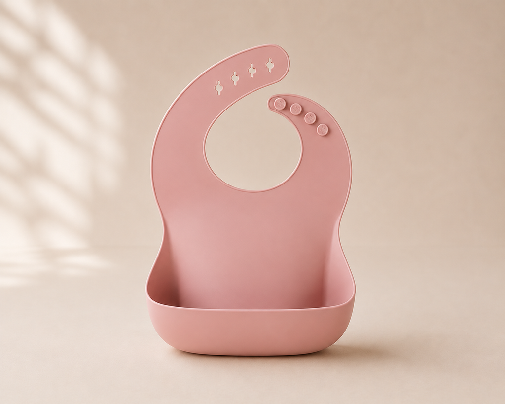 3-pack silicone baby bib set