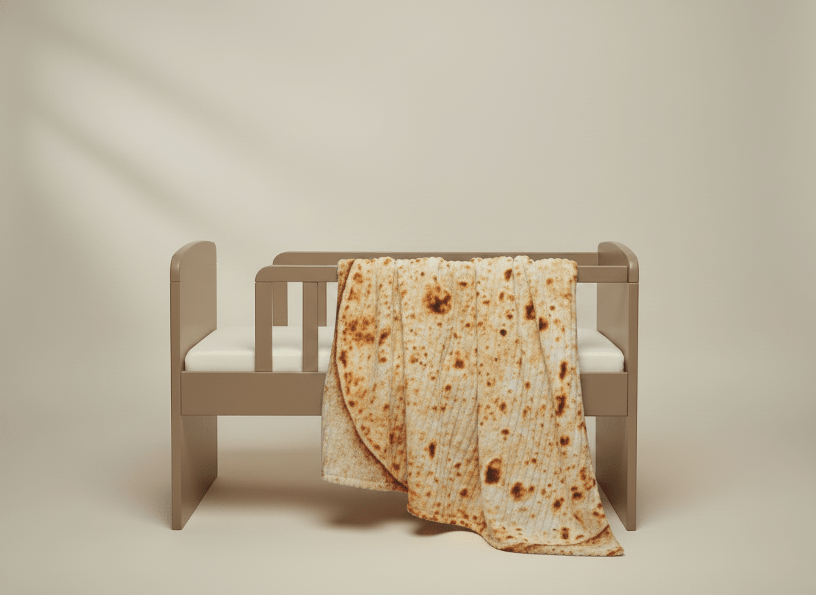 Fun tortilla baby blanket